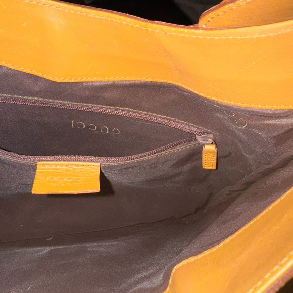 Gucci Vintage Handbag Monogram Gold Hardware - Picture 15 of 16